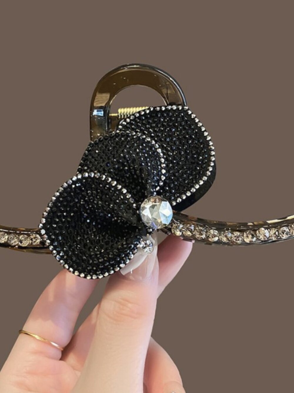 Black Hair Claw Clip NEW - Picture 2 of 5